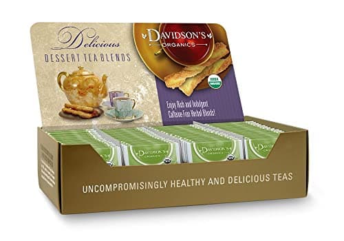 Davidson's Organics, Caramel Peach with Coconut, 100-count Individually Wrapped Tea Bags - Image 1
