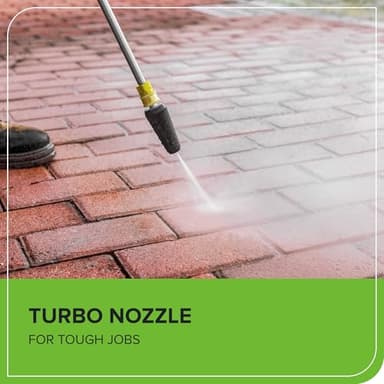 Greenworks 2100 PSI (SGS Certified) 1.2 GPM 13Amp Compact Electric Pressure Washer Telescoping Handle Power Washer for Cars, Driveways, Patios, Patio Furniture & Around Pools - Image 7