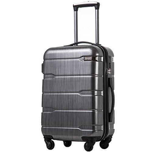 Coolife Luggage Expandable(only 28") Suitcase PC+ABS Spinner Built-In TSA lock 20in 24in 28in Carry on - Image 1