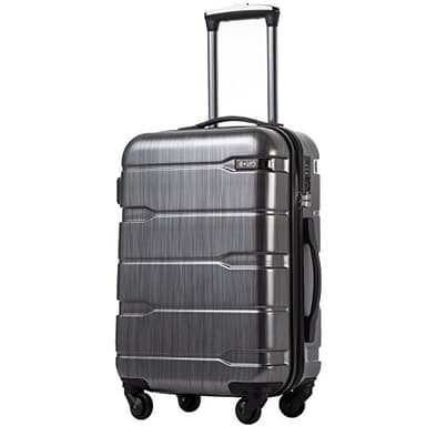 Coolife Luggage Expandable(only 28") Suitcase PC+ABS Spinner Built-In TSA lock 20in 24in 28in Carry on - Image 1
