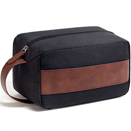 Vorspack Toiletry Bag for Men - Water Resistant Travel Bag for Toiletries, Accessories, Travel Essentials, Gifts - Black - Image 1