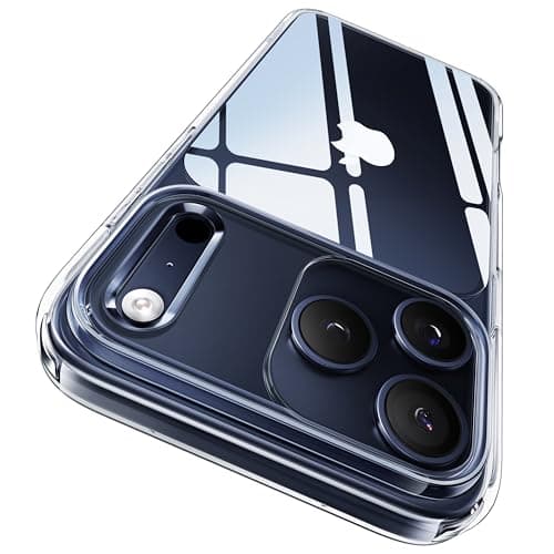 CASEKOO for iPhone 17 Pro Max Case Crystal Clear, Patented Anti-Yellow & Virgin TPU, 15FT Military-Grade Drop Protection, Slim Transparent Women Men Funda para for iPhone 17 Pro Max Case 6.9", Clear - Image 1