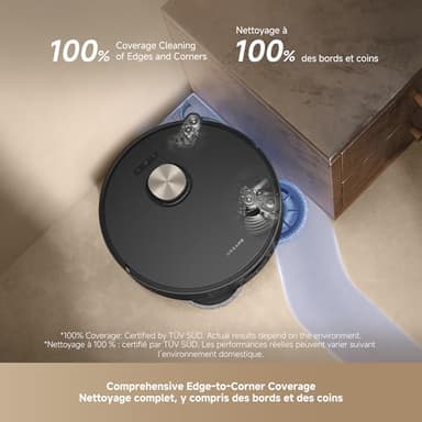 DREAME L50 Ultra Robot Vacuum and Mop Black with Auto-Empty and Mop Self-Cleaning, Precise Obstacle Avoidance, 19,500Pa Suction, HyperStream Detangling DuoBrush - Image 6