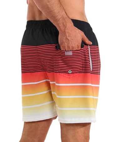 APTRO Men's Swim Trunks with Compression Liner 5 Inch Bathing Suit Beach Swimsuits #C167 L - Image 3