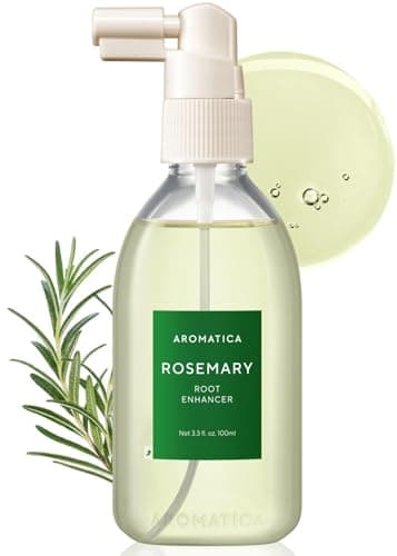 AROMATICA Root Enhancer Rosemary Water Spray for Hair Growth – Korean Hair Care Oil for Scalp Detox – Flaky & Itchy & Dry Scalp Treatment – Free from Sulfate, Silicone, and Paraben (3.38oz) - Image 1