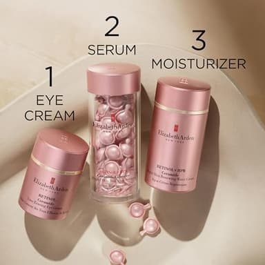 Elizabeth Arden Retinol + HPR Ceramide Rapid Skin Renewing Anti-Aging Face Serum Capsules, Fine Lines & Wrinkles Treatment with Peptides, Vitamin E, & Niacinamide, 90 Count - Image 16