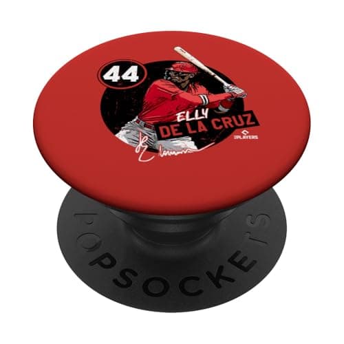 Elly De La Cruz | Cincinnati MLB Players League | MLBCRU4023 PopSockets Adhesive PopGrip - Image 1