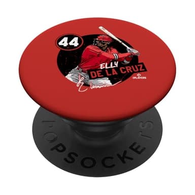 Elly De La Cruz | Cincinnati MLB Players League | MLBCRU4023 PopSockets Adhesive PopGrip - Image 1
