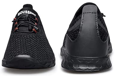 DOUSSPRT Men's Water Shoes Quick Drying Sports Aqua Shoes AllBlack Size 10 - Image 6