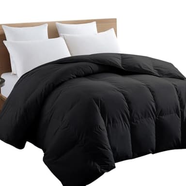 TEXARTIST Premium 2100 Series Queen Comforter All Season Breathable Black Comforter Soft 4D Spiral Fiber Quilted Down Alternative Duvet Insert with Corner Tabs Luxury Hotel Style (88"x88") - Image 8