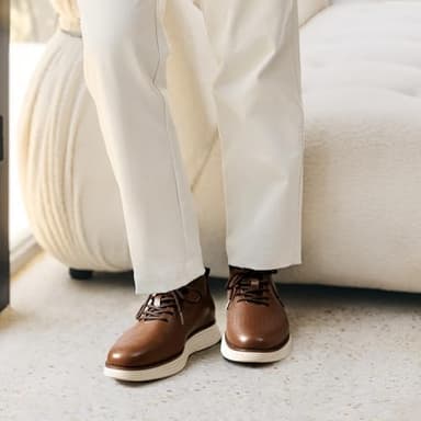 Bruno Marc Men's MaxFlex Fashion Dress Sneakers Oxfords Classic Casual Shoes,Size 10.5,Brown/White,SBOX2318M,Size 10.5,Brown/White,SBOX2318M - Image 5