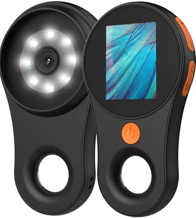 Digital Microscope Handheld 2.0 inch IPS Color Screen,Portable Digital Magnifying Glass 500x,Marco Microscopes,uilt-in 8LED Lights,USB Compatible with PC Windows, Mac OS - Image 1