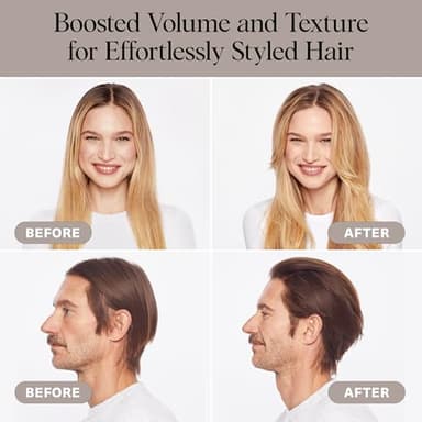 Kitsch Volumizing Rice Protein Dry Shampoo Powder - Dry Shampoo for Women & Men, No White Cast, Absorbs Oil, Non-Greasy, For Light-to-medium Hair Colors, Travel Size in Pump Form - Invisible 1oz - Image 5