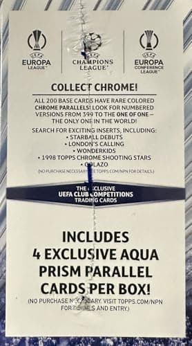 2023/24 Topps Chrome UEFA Club Competitions Soccer Value Box - Image 5