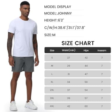 Men's Cargo Shorts Quick Dry Lightweight Stretch Hiking Shorts for Men with 5 Pockets No Lining Grey - Image 2