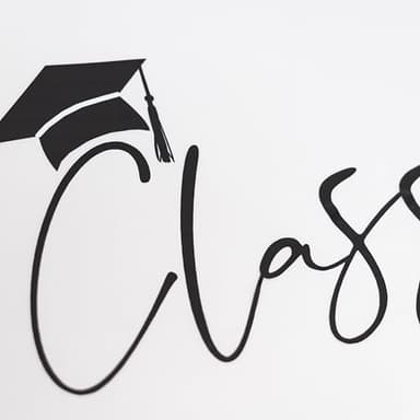 Eurteka Class of 2025 Decal Sign - Graduation Party Decoration, Balloon Arch Stickers, Congrats Grad Party Class of 2025 Event Planner Decal，Photo Props (Class of 2025 Black) - Image 7