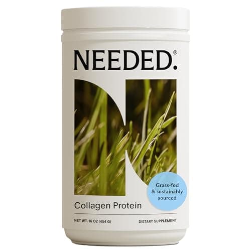 Needed. Hydrolyzed Collagen Protein Powder | Expert-Backed & Clean Sourced | Supports Skin, Hair, Joints | Grass-fed, Pasture-Raised, Hormone-Free | 1lb - Image 1