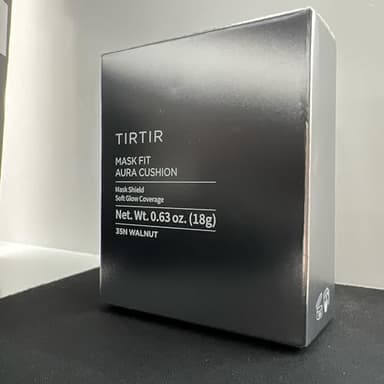 TIRTIR Mask Fit Aura Silver Cushion Foundation | Semi-glow Finish, Natural Coverage, Moisturizing, Lightweight, Korean cushion foundation (#35N Walnut, Full Size, 0.63 Fl Oz) - Image 7