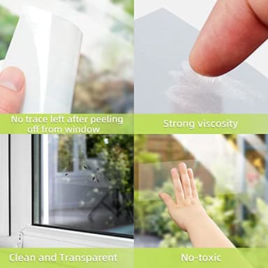 Kensizer 30-Pack Window Fly Traps for Indoors, Paper Sticky Strips, Fly Catcher Clear Windows Trap for Home, House Fly Killer Lady Bug Traps - Image 4