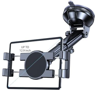 Tablet Holder for Car ipad Holder for Car【Windshield+Dash】Suction Cup ipad Mount for Truck Stand【360° 】Tablet Car Mount soporte para tableta para auto for All 4.7"-12.9" Apple iPad Samsung Galaxy Tab - Image 1