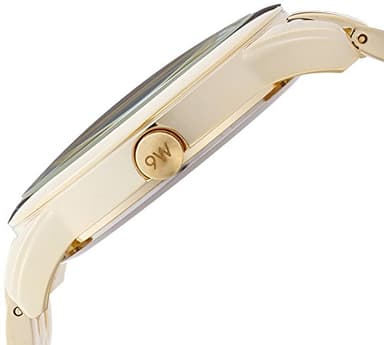 Nine West Women's NW/1578CHGB Champagne Dial Gold-Tone Bracelet Watch - Image 3