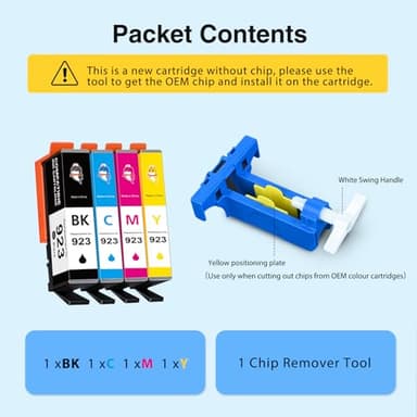 923 Ink Cartridges Combo Pack Without Chip - Image 5