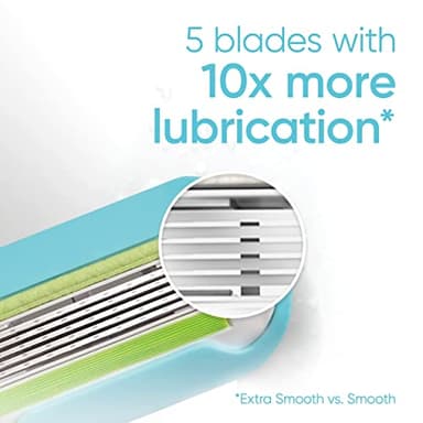 Gillette Venus Platinum Extra Smooth Metal Handle Women's Razor Handle + 4 Blade Refills, Pivoting Head and Ribbon of Moisture - Image 4