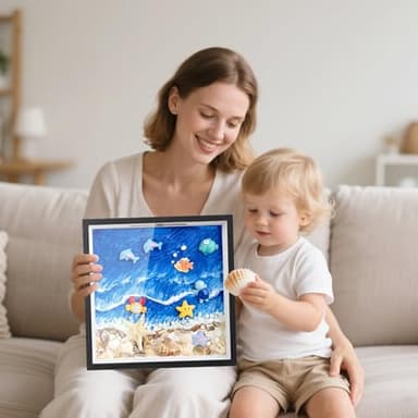 Shadow Box for Adventure Memory 12x12, 1.2in Deep Capacity Keepsakes Box Frame with Top Loading Slot for Travel Home Office Decor Keepsakes, Black 1pc - Image 2