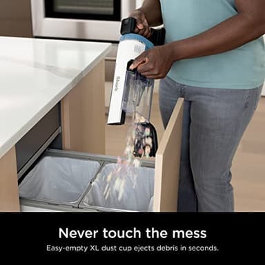 Shark IZ562H Cordless Pro Vacuum with Clean Sense IQ and Odor Neutralizer, PowerFins Plus Brushroll, Includes Duster Crevice & Pet Tool, Up to 40 Minute Runtime, Light Blue, Without MultiFLEX - Image 10