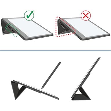 Amazon Kindle Scribe Leather Folio Cover with Magnetic Attach, Sleek Protective Case - Image 6