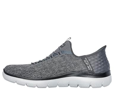 Skechers Men's Summits Key Pace Hands Free Slip-in Sneaker,Charcoal/Black,10 Wide - Image 5