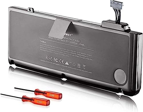 A1278 Battery, Egoway A1322 Replacement Battery Compatible with Mac Book Pro 13 inch (2009 2010 2011 2012 Year), EMC2326 EMC2351 EMC2419 EMC2555 EMC2554 - Image 1