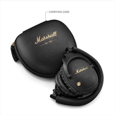 Marshall Monitor III A.N.C. Over-Ear Bluetooth Headphones - Active Noise Cancelling with Microphone | 100+ Hrs Wireless Playtime | Lightweight, Foldable Design for Travel - Black - Image 8
