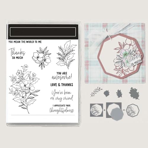 2025 Stamps and Dies for Card Making,2024-2025 Stamps and Dies Sets for DIY Various Festivals Album Scrapbooking Birthdays Greeting Card (M0849) - Image 1