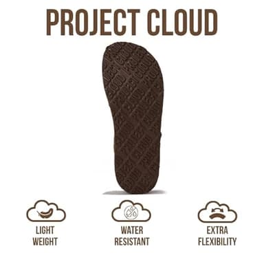 Project Cloud Genuine Leather Platform Sandals Women - Memory Foam Insole Slip Resistant Chunky Womens Sandals with adjustable straps - Stylish Women Footwear (Bronzestar, MOCHSUEDE,10) - Image 4