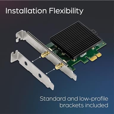 TRENDnet AX3000 Wireless Dual Band & WiFi 6 PCIe Adapter, Bluetooth 5.2 Class 2, 2401 Mbps Wireless AX, 600 Mbps Wireless N Bands, Windows 10, Supports Up to WPA3 WiFi Connectivity, Black, TEW-907ECH - Image 8