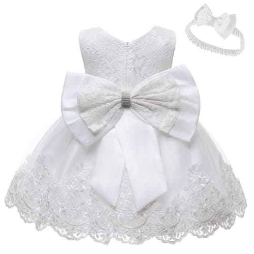 LZH Toddler Princess Flower Dress Baby Girls Birthday Wedding Party Dresses - Image 1