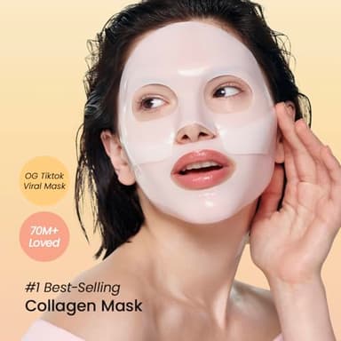 BIODANCE Bio-Collagen Real Deep Mask, Hydrating Overnight Hydrogel Mask, Pore Minimizing, Elasticity, Plumping Improvement, Korean Skincare, Stocking Stuffers for Teen Girls | 1.19oz(34g) x 4ea - Image 2