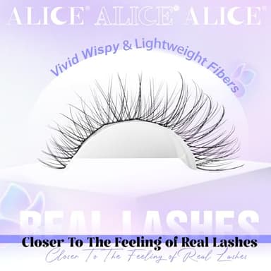 Natural Lash Clusters Wispy Cluster Eyelash Extensions 168pcs Individual Lashes 8-16mm C-Curly DIY Lash Extension Natural Look Soft Thin Band Cluster Lashes by ALICE - Image 3