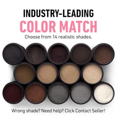 BOLDIFY Hair Fibers (56g) - Fill In Thinning and Fine Hair for an Instantly Fuller, Thicker Look - 14 Shades for Women & Men - Black - Image 8