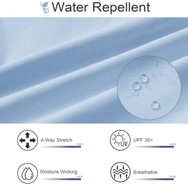 M MAELREG Mens Golf Pants Flat Front Waterproof Lightweight -30"/32"/34" Slim Fit Chino Casual Dress Pants for Men - Image 5