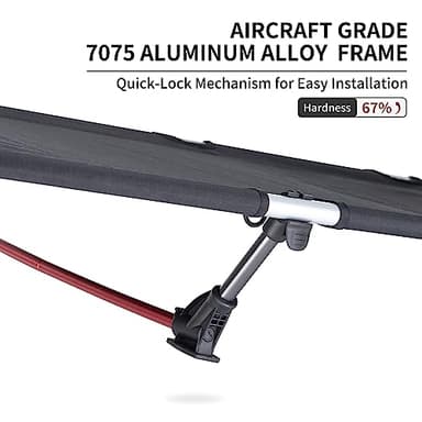 Naturehike GreenWild Camping Cot, Ultralight Folding Backpacking Cot, Supports 330lbs, Portable Camping Bed for Adults for Camping Hiking Travel Home, Black - Image 6