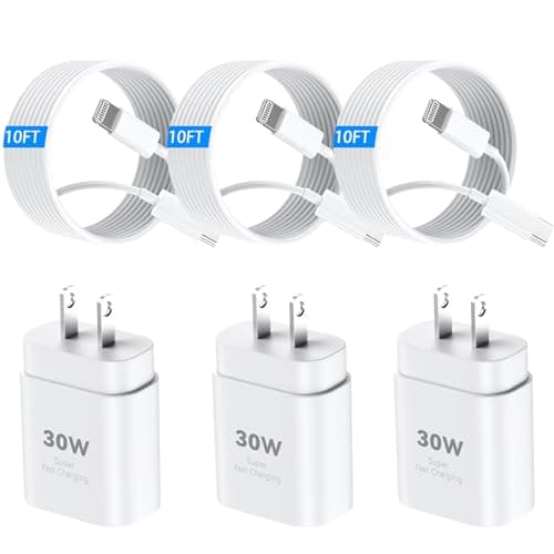 iPhone 14 13 12 11 Charger Fast Charging[MFi Certified],10Ft Extra Long USB C to Lightning Cable Cord & 30W USB C iPhone Charger Type C Chargers for iPhone 14/13/12/11 Pro Max,Plus,Mini,Pro/XS/SE/iPad - Image 1