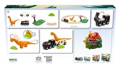 BRIO World – 36098 Dinosaur Circle Set | Toy Train for Kids Aged 3 Years Up - Image 2