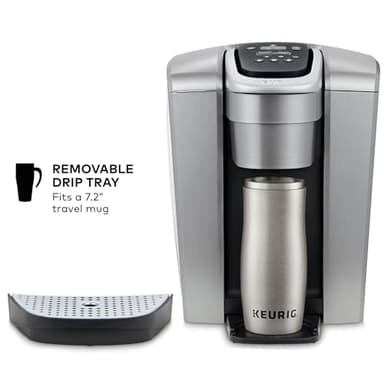 Keurig K-Elite Single Serve K-Cup Pod Coffee Maker, with Strength and Temperature Control, Iced Coffee Capability, 8 to 12oz Brew Size, Programmable, Brushed Silver - Image 5