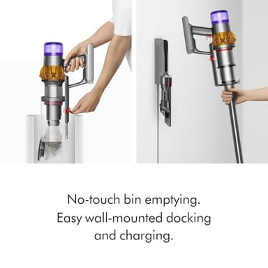 Dyson V15 Detect Plus Cordless Vacuum, Illumination Reveals dust, 240AW, 3 Power Modes, Up to 60 Minutes,² Deep Cleans Hard Floors and Carpets, Detangles pet Hair, Converts to Handheld - Image 10