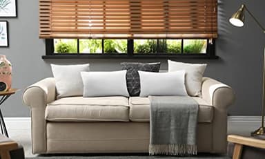 Utopia Bedding Throw Pillows (Pack of 2, White), 12 x 20 Inches Indoor Decorative Pillow Insert for Sofa, Bed and Couch - Image 5