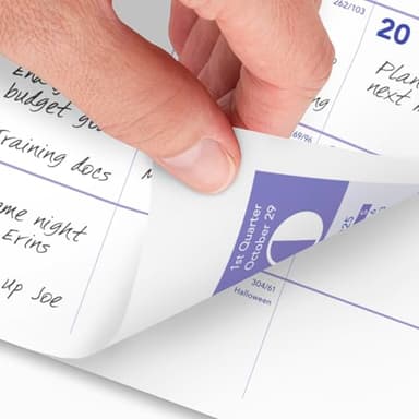 AT-A-GLANCE Wall Calendar 2025-2026 Academic, Monthly, 11" x 8", Small, Ruled Daily Blocks (SK1616) - Image 3