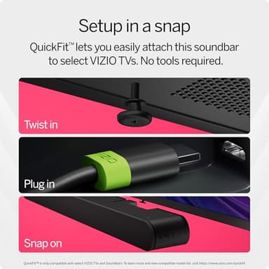 VIZIO 5.1.2 Elevate SE Soundbar, Wireless Subwoofer, Surround Sound w/Dolby Atmos & DTS:X, Bluetooth Speaker, QuickFit™ Compatible – SL512X-08 (New, 2024 Model) - Image 12