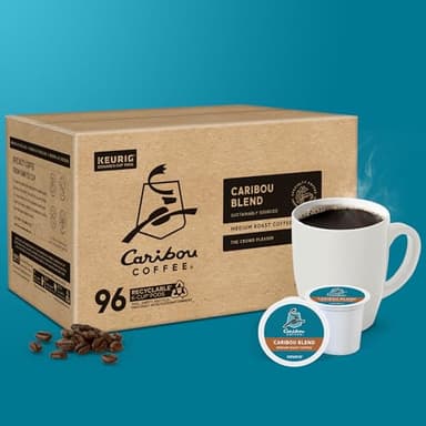 Caribou Coffee Caribou Blend Keurig Single-Serve K-Cup Pod, Medium Roast Coffee, 96 Count - Image 9